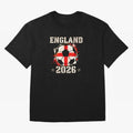Front Print England Soccer World Cup 2026 - English Fan Gift T-Shirt_84562392 Oversized T-Shirt Bring FIFA World Cup 2026 for Fans of Mbappe and Neymar and Spain, Bringing Tournament Hype, Historic Matchups, Family Viewing Parties and Global Sports
