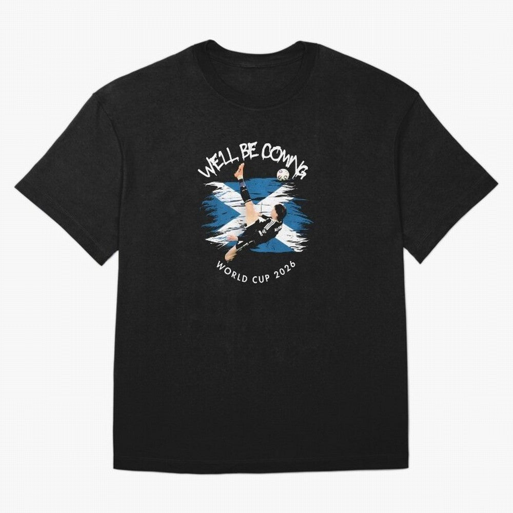 We'll be coming 2026 - Scotland World Cup 2026 ¨C Tartan Army Returns T-Shirt_83870657 Oversized T-Shirt Celebrate National Team Dreams in FIFA World Cup 2026 USA Canada Mexico for Fans of Mbappe and Brazil, Portugal and Argentina, Bringing Stadium