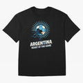 Argentina Heart of the Game ¨C Retro Soccer Fan Design Oversized T-Shirt Live the Energy of FIFA World Cup 2026 Group Stage for Fans of Mbappe and Spain and Netherlands, Bringing Soccer Culture, Superstar Moments, National Team Dreams and