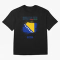 BOSNIA WORLD CUP 2026 Oversized T-Shirt Show Support during FIFA World Cup 2026 Spirit, Capturing Portugal, Neymar, Worldwide Fan Energy, Dramatic Goals, Stadium Lights and Championship Celebrations; Perfect for Fans, Collectors, Family Gatherings,