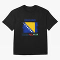BOSNIA WORLD CUP 2026 Oversized T-Shirt Share the Excitement of FIFA World Cup 2026 Group Stage Spirit, Made for Spain, Neymar, Haaland and Cristiano Ronaldo, Vintage Soccer Flavor, Modern Football Stars, National Flags and Final Night Emotion;