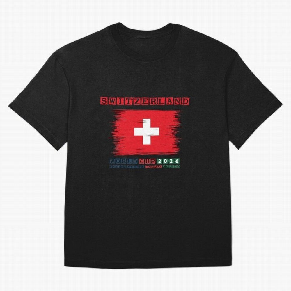 SWETZERLAND WORLD CUP 2026 Oversized T-Shirt Honor FIFA World Cup 2026 for Fans of Mbappe and France, Bringing Stadium Chants, National Pride, Trophy Dreams and Unforgettable Football Memories; Built for Supporters Chasing Trophy Dreams, Final