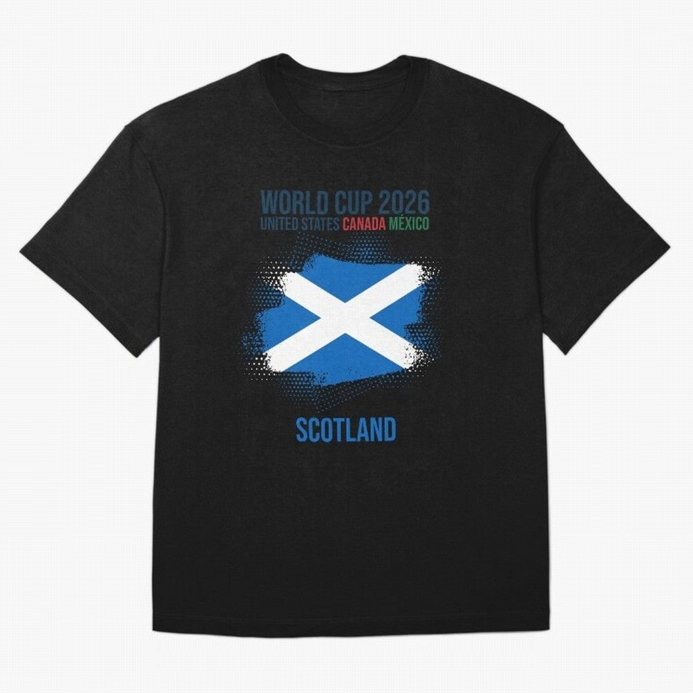 SCOTLAND WORLD CUP 2026 Oversized T-Shirt Celebrate Golden Goal Energy in FIFA World Cup 2026 USA Canada Mexico Made for Mbappe, Germany Energy, Stadium Memories, Football Loyalty, International Chants and Championship Tradition; Perfect for People