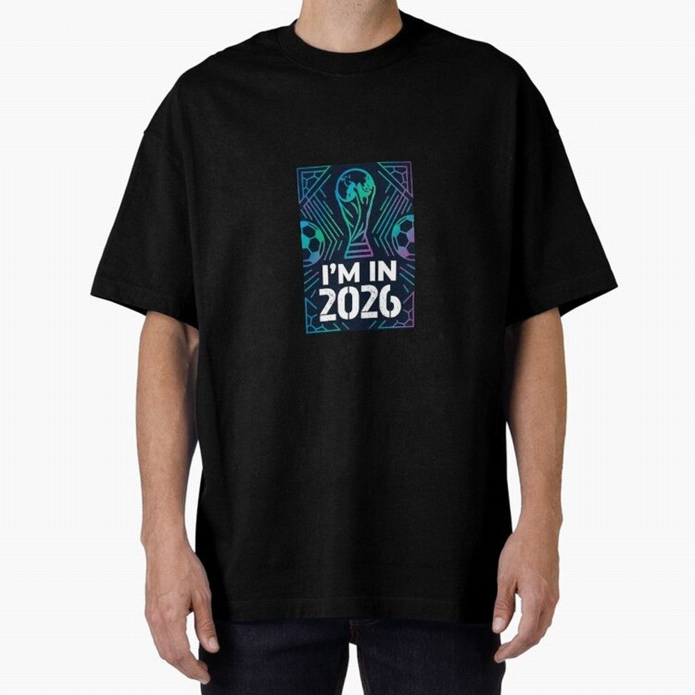 World Cup 2026 Oversized T-Shirt Remember Iconic Moments from FIFA World Cup 2026 Connected to Neymar, Brazil Energy, Football History, Final Match Energy, Crowd Noise and Once in a Lifetime Moments; Great for Watch Parties, Sports Bars, Family