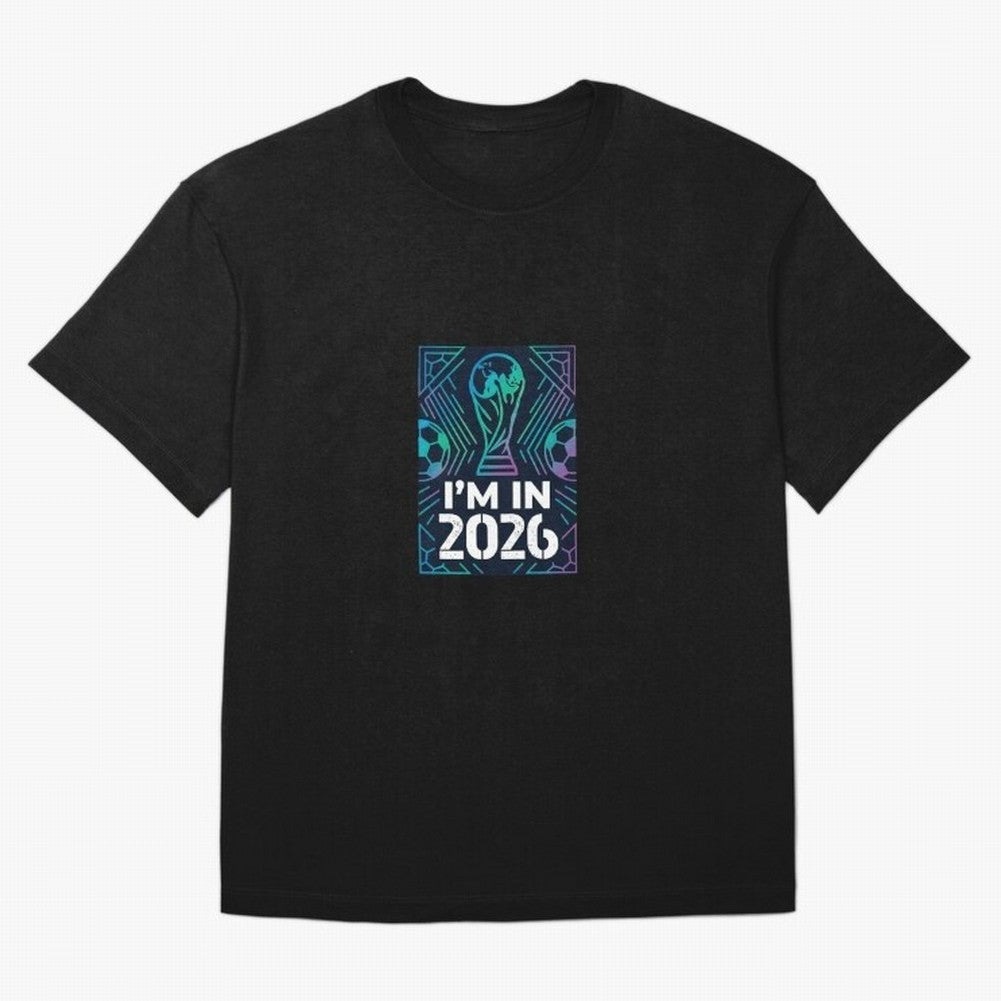 World Cup 2026 Oversized T-Shirt Remember Iconic Moments from FIFA World Cup 2026 Connected to Neymar, Brazil Energy, Football History, Final Match Energy, Crowd Noise and Once in a Lifetime Moments; Great for Watch Parties, Sports Bars, Family