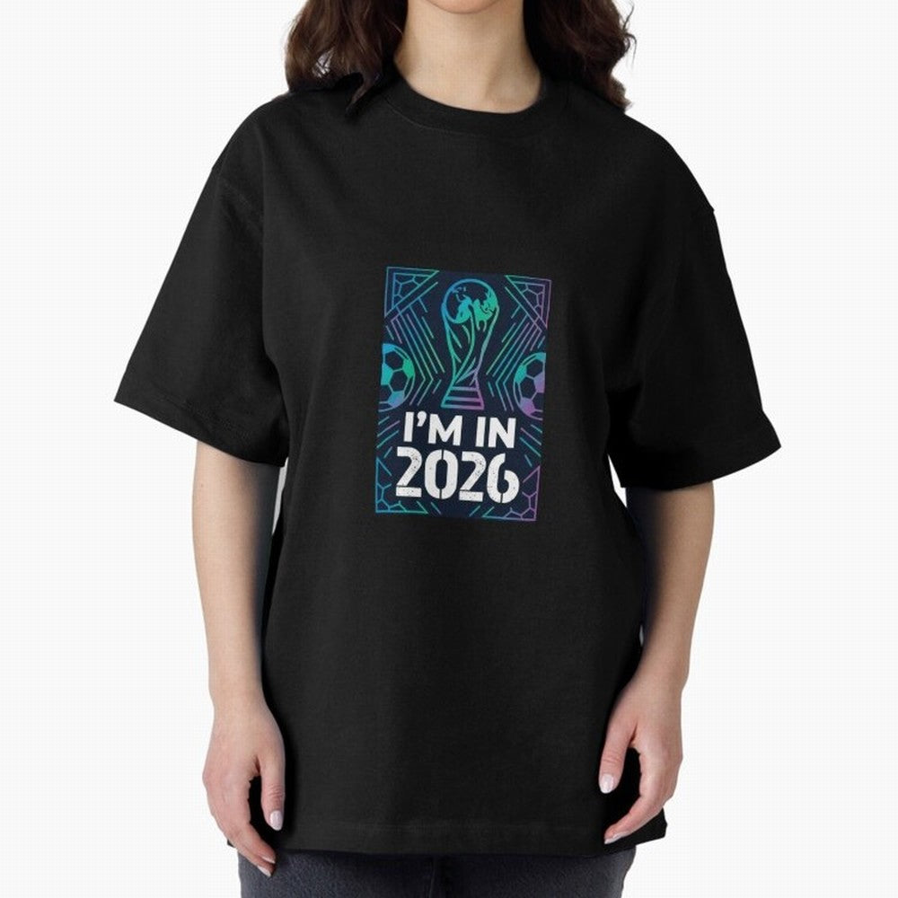 World Cup 2026 Oversized T-Shirt Remember Iconic Moments from FIFA World Cup 2026 Connected to Neymar, Brazil Energy, Football History, Final Match Energy, Crowd Noise and Once in a Lifetime Moments; Great for Watch Parties, Sports Bars, Family