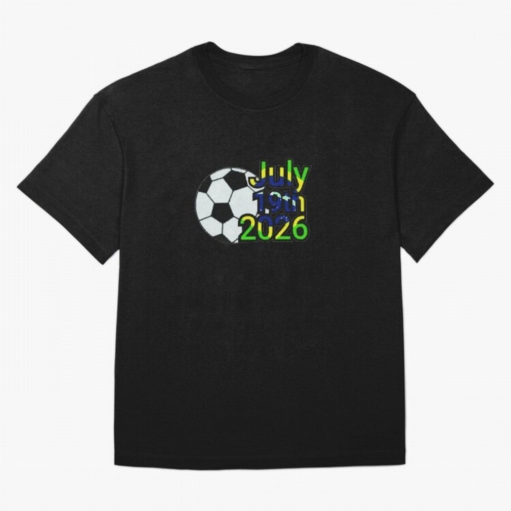 USA 2026- Brazil Oversized T-Shirt Bring International Match Energy to FIFA World Cup 2026 Group Stage for Fans of Neymar and Netherlands, Bringing Championship Spirit, Famous Goals, Roaring Crowds and International Football Unity; Great for Watch