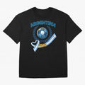 Argentina 2026 Oversized T-Shirt Bring Trophy Dreams to FIFA World Cup 2026 Group Stage Spirit, Centered on Brazil, Portugal and Argentina, Haaland, Vintage Soccer Flavor, Modern Football Stars, National Flags and Final Night Emotion; Created for