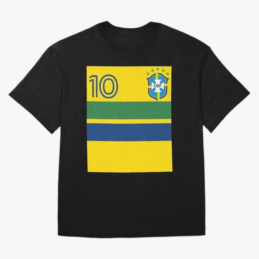 Brazil | 2026 World Cup Fan Apparel Oversized T-Shirt Celebrate the Magic of the FIFA World Cup 2026 Journey through Messi and Cristiano Ronaldo Highlights, Portugal Pride, Football Passion, Legendary Performances, Festival Vibes and Supporter