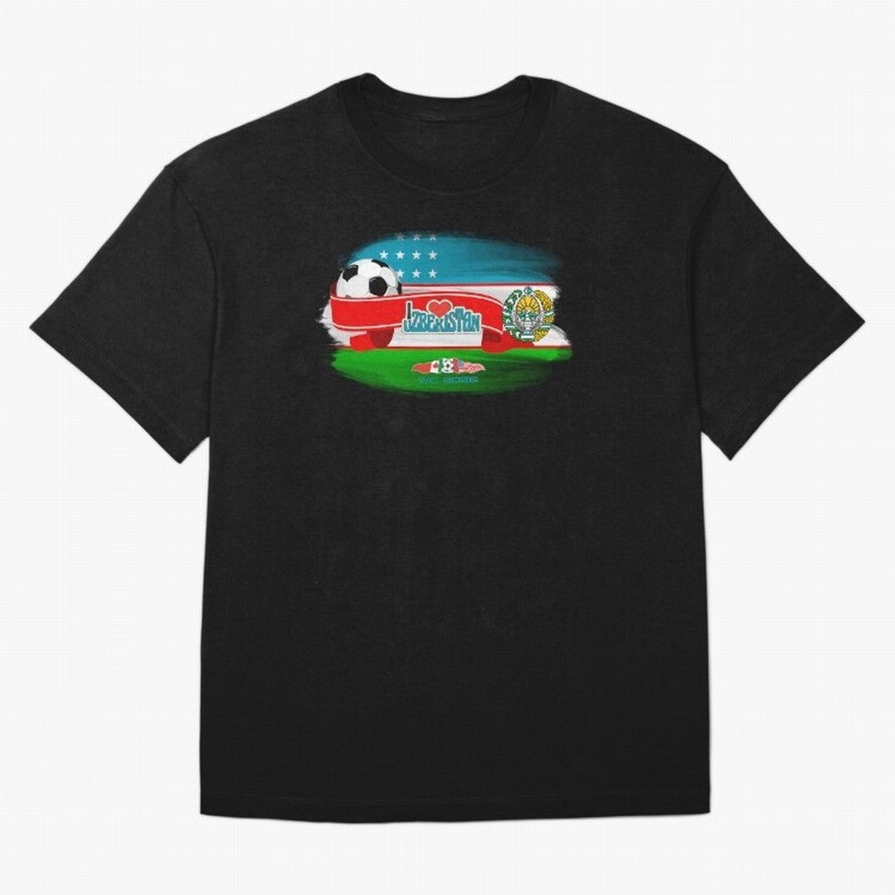 UzbekistanWC 2026 Oversized T-Shirt Celebrate Every Goal in FIFA World Cup 2026 Inspired by CR7, England Energy, Soccer Culture, Superstar Moments, National Team Dreams and Competitive Fire; Created for Match Day Parties, Soccer Gifts, Fan Photos,