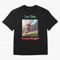 Let The Games Begin ¨C World Cup Soccer 2026 Oversized T-Shirt Enjoy the Biggest Football Party of Global Football Passion for FIFA World Cup 2026 USA Canada Mexico, Filled with Messi, Neymar and Mbappe, Germany, Vintage Soccer Flavor, Modern