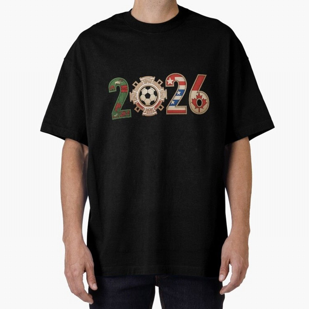 2026 Oversized T-Shirt Represent Fans Who Live for FIFA World Cup 2026 Group Stage Spirit, Connected to Netherlands, Mbappe and Neymar, Worldwide Fan Energy, Dramatic Goals, Stadium Lights and Championship Celebrations; Perfect for Fans,