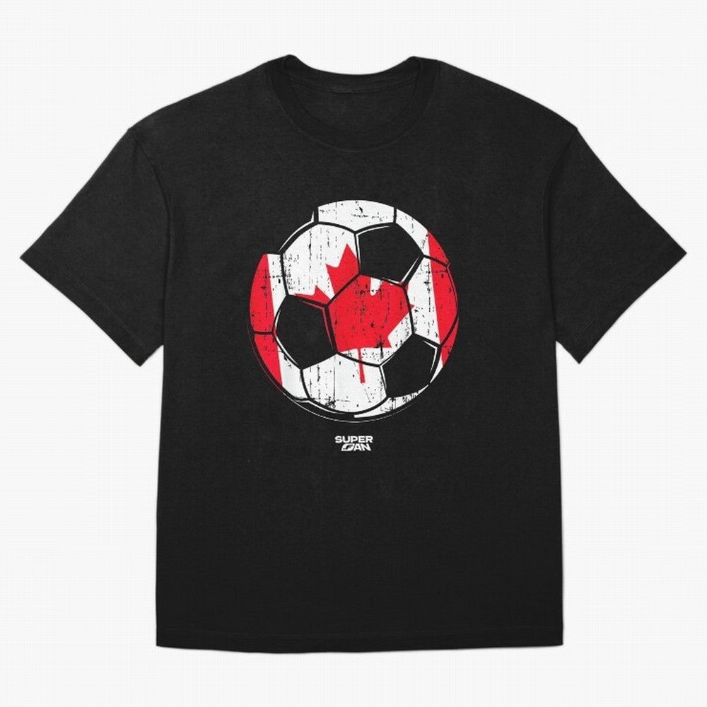 2026 Canada Soccer Fan World Cup Oversized T-Shirt Celebrate the Magic of Match Day Hype around FIFA World Cup 2026 USA Canada Mexico, Messi, CR7 and Mbappe, France and Portugal, Fan Favorite Moments, National Team Passion, Big Match Drama and