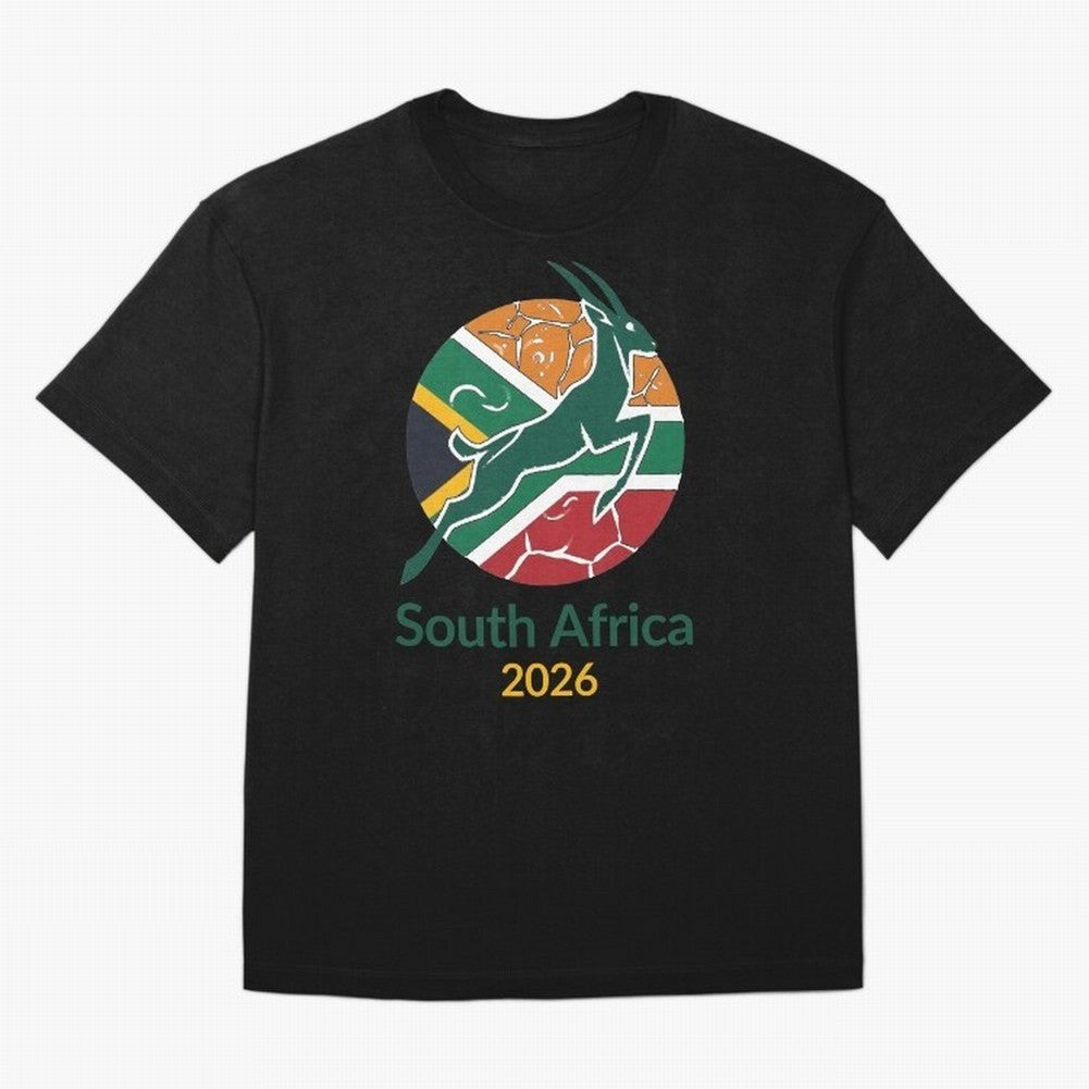 South Africa 2026 Oversized T-Shirt Bring Champion Energy into FIFA World Cup 2026 USA Canada Mexico Driven by Messi, Neymar and Mbappe, Brazil Energy, Game Day Rituals, Football Legends, Country Pride and the Road to the Final; Created for Match
