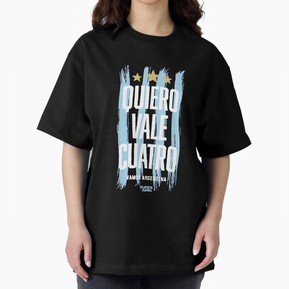 Argentinian Soccer Fan World Cup 2026 Oversized T-Shirt Make Memories around FIFA World Cup 2026 for Fans of Cristiano Ronaldo and Brazil, Bringing Champion Mindset, Group Stage Buzz, Knockout Tension and Passionate Fan Culture; Great for Watch