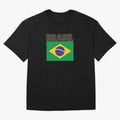 Brasil Flag Oversized T-Shirt Cheer for Match Day Hype around FIFA World Cup 2026 USA Canada Mexico, Mbappe and Neymar, Argentina and Brazil, Football Passion, Legendary Performances, Festival Vibes and Supporter Community; Ideal for Football Dads,