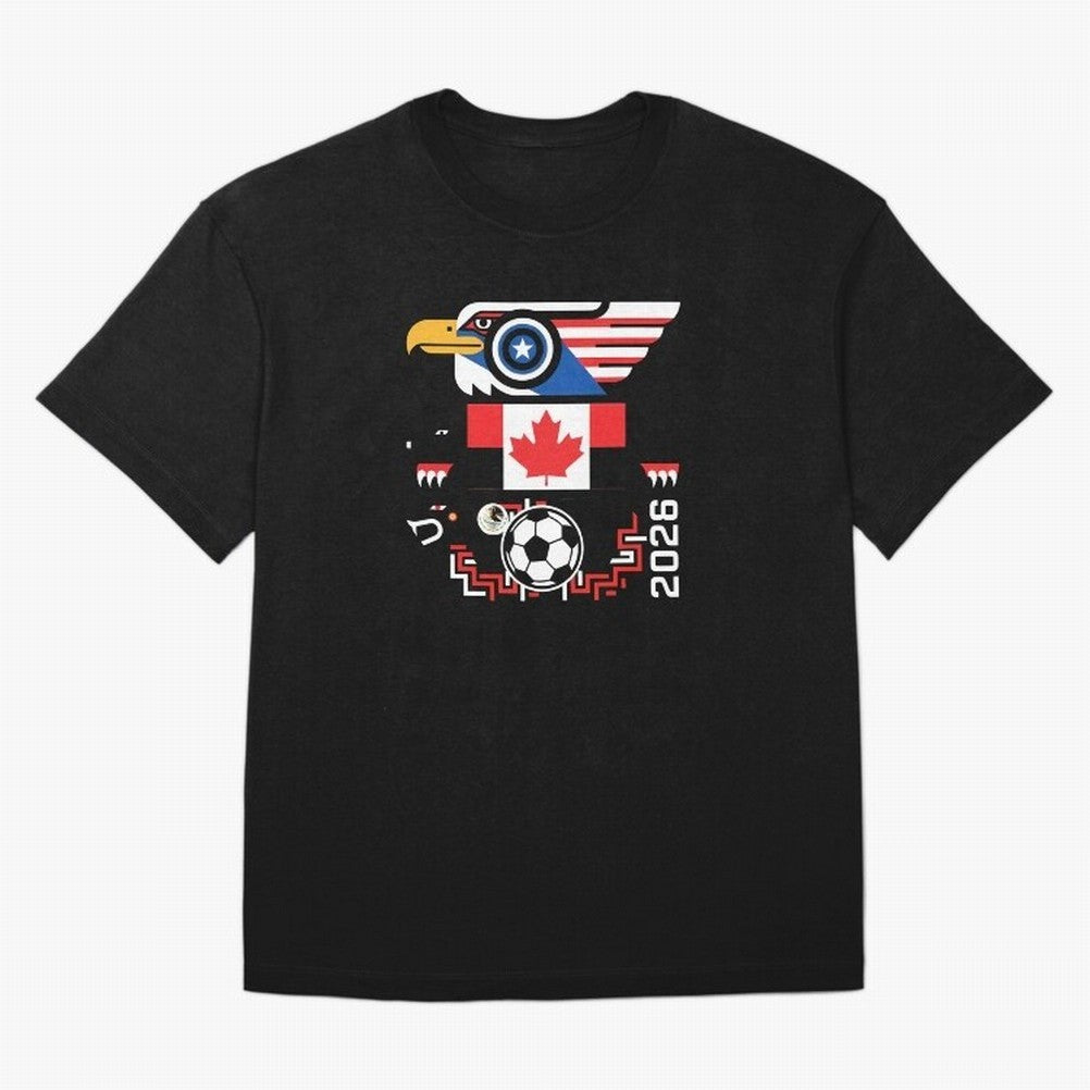 North America Spirit Cup 2026 T-Shirt_82734510 Oversized T-Shirt Celebrate Every Goal in the FIFA World Cup 2026 USA Canada Mexico Journey through Mbappe Highlights, England and Germany Pride, Championship Spirit, Famous Goals, Roaring Crowds and