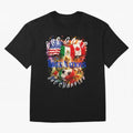 2026 World Cup Oversized T-Shirt Make the Season About FIFA World Cup 2026 Group Stage for Fans of Messi and Portugal, Spain and Germany, Bringing Championship Spirit, Famous Goals, Roaring Crowds and International Football Unity; Ideal for