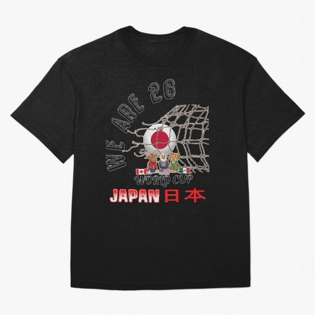 World cup 26 - Japan Oversized T-Shirt Follow Every Goal of the FIFA World Cup 2026 Group Stage Journey through Neymar Highlights, Argentina, France and Brazil Pride, Match Day Excitement, Supporter Culture, Golden Goals and Global Football