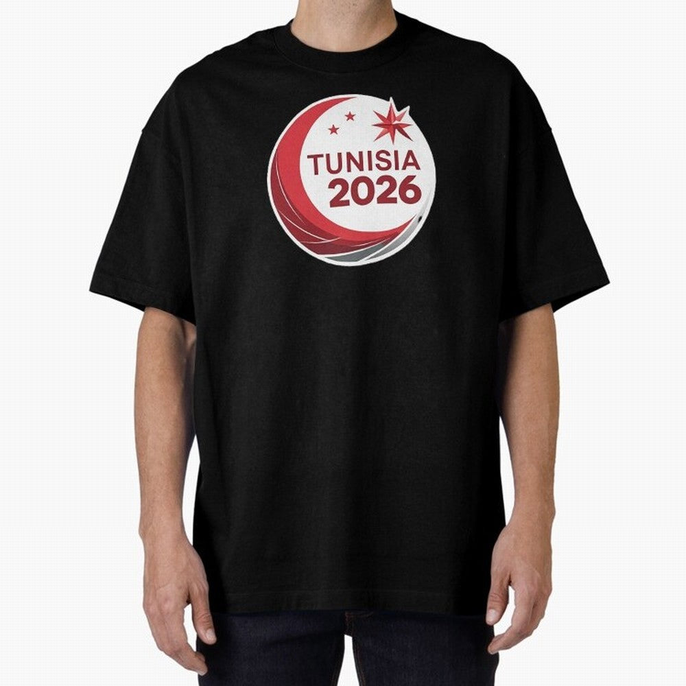Tunisia 2026 Oversized T-Shirt Create Match Day Hype around FIFA World Cup 2026 Group Stage, Messi, Germany, Goal Celebration Energy, Supporter Heritage, Football Icons and Worldwide Tournament Joy; Built for Supporters Chasing Trophy Dreams, Final