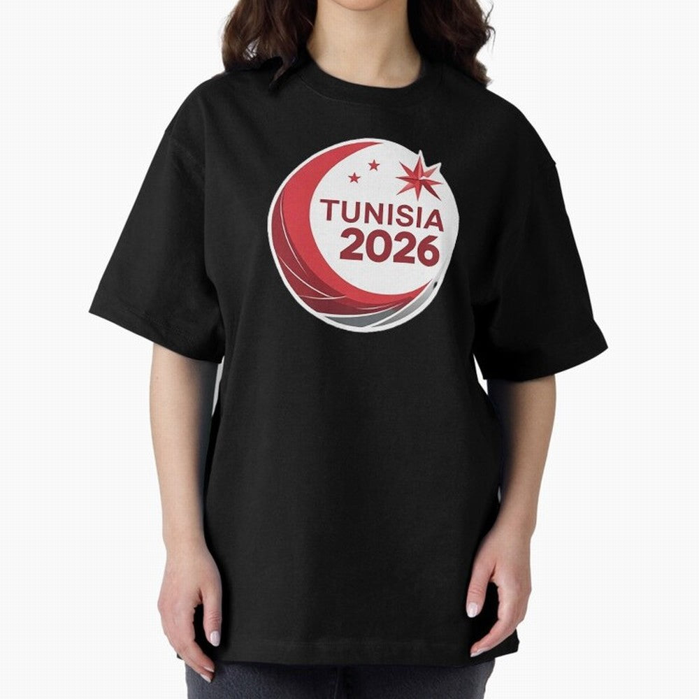 Tunisia 2026 Oversized T-Shirt Create Match Day Hype around FIFA World Cup 2026 Group Stage, Messi, Germany, Goal Celebration Energy, Supporter Heritage, Football Icons and Worldwide Tournament Joy; Built for Supporters Chasing Trophy Dreams, Final