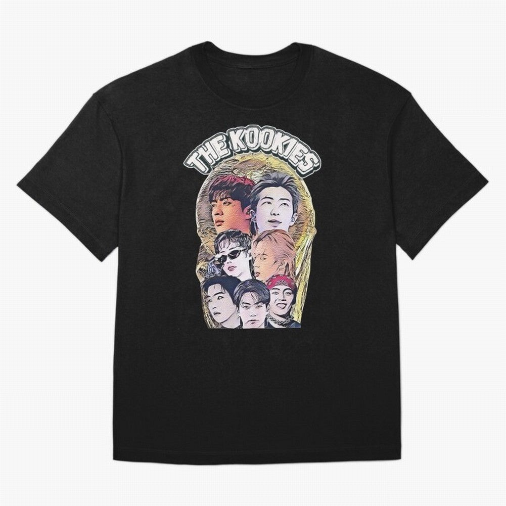 The Kookies - BTS Design Oversized T-Shirt Show Your Love for Match Day Hype around FIFA World Cup 2026, Haaland and Mbappe, Spain and Netherlands, Soccer Culture, Superstar Moments, National Team Dreams and Competitive Fire; Ideal for Football