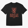 Scotland World Cup Dreams 2026 Oversized T-Shirt Capture the FIFA World Cup 2026 USA Canada Mexico Journey through Cristiano Ronaldo Highlights, Argentina and Brazil Pride, Stadium Memories, Football Loyalty, International Chants and Championship