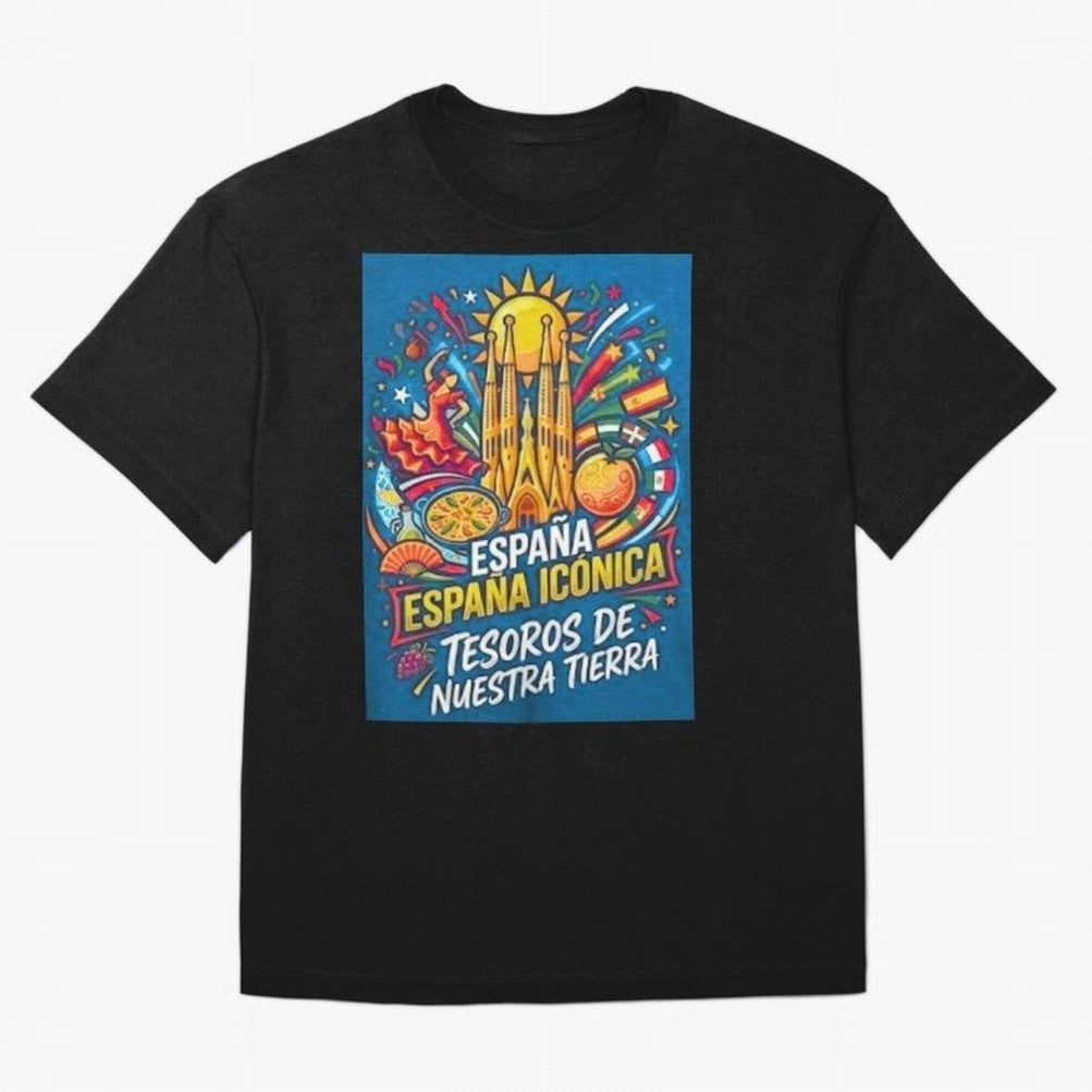 Spain Oversized T-Shirt Celebrate Golden Goal Energy in FIFA World Cup 2026 USA Canada Mexico Spirit, Centered on Spain and Netherlands, Mbappe and Neymar, Supporter Pride, Iconic Celebrations, Legendary Names and Global Match Day Energy; Great for