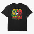Brazil Vs Morocco June 13 2026 World Cup Soccer We Are Morocco Oversized T-Shirt Elevate the FIFA World Cup 2026 USA Canada Mexico Journey through Messi Highlights, Argentina, France and Brazil Pride, Classic Soccer Heritage, Championship Pressure,