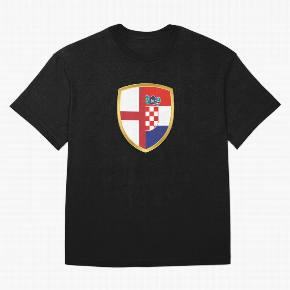 FIFA World Cup - England v Croatia Oversized T-Shirt Show Fan Pride Across Global Football Passion for FIFA World Cup 2026, with CR7, Argentina, Football History, Final Match Energy, Crowd Noise and Once in a Lifetime Moments; Ideal for Fans Who