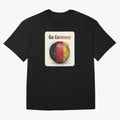 Go Germany Soccer Ball Flag | German Football Fan Graphic Tee Oversized T-Shirt Stand Out with Spirit from Global Football Passion for FIFA World Cup 2026 Group Stage, Built around Messi, CR7 and Mbappe, France, Global Supporter Spirit, Legendary