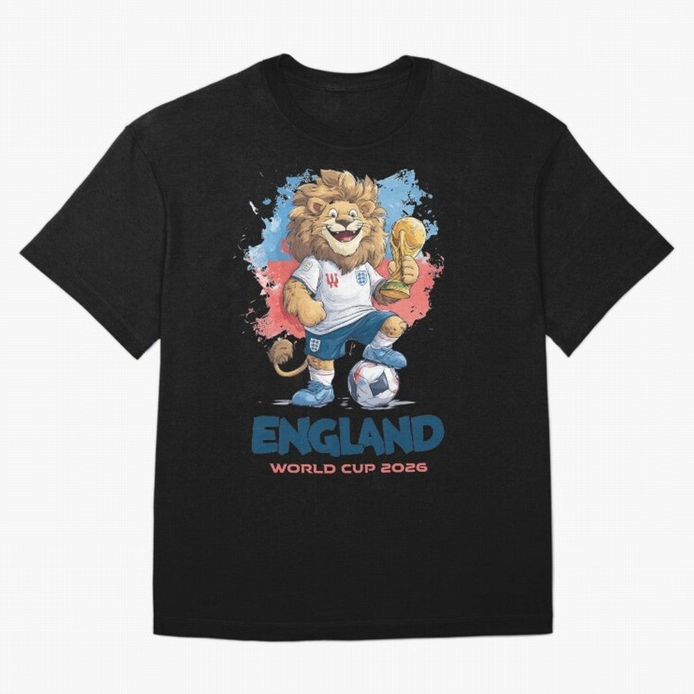 England - World Cup 2026 Oversized T-Shirt Remember FIFA World Cup 2026 Spirit, Featuring England, Cristiano Ronaldo, Stadium Chants, National Pride, Trophy Dreams and Unforgettable Football Memories; Ideal for Football Dads, Football Moms,