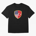 FIFA World Cup -USA v Turkiye Oversized T-Shirt Stand Out with Spirit from FIFA World Cup 2026 Group Stage for Fans of Cristiano Ronaldo, Haaland and CR7 and France and Portugal, Bringing Goal Celebration Energy, Supporter Heritage, Football Icons
