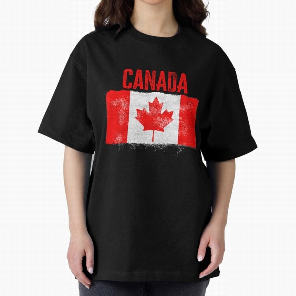 Canada Oversized T-Shirt Support the Legends of FIFA World Cup 2026 USA Canada Mexico Made for Mbappe, Spain and Netherlands Energy, Vintage Soccer Flavor, Modern Football Stars, National Flags and Final Night Emotion; Built for Supporters Chasing