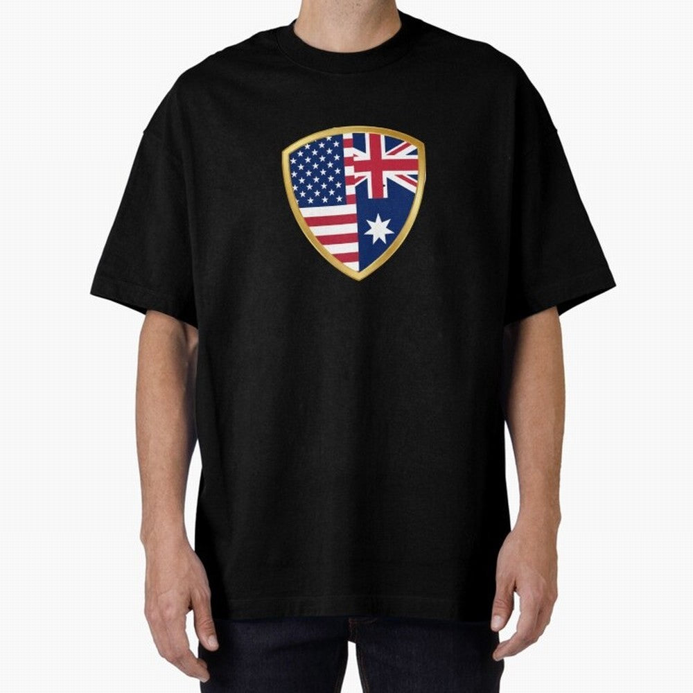 FIFA World Cup - USA v Australia Oversized T-Shirt Bring Trophy Dreams to the FIFA World Cup 2026 Journey through Mbappe and Neymar Highlights, Argentina, France and Brazil Pride, Football Passion, Legendary Performances, Festival Vibes and