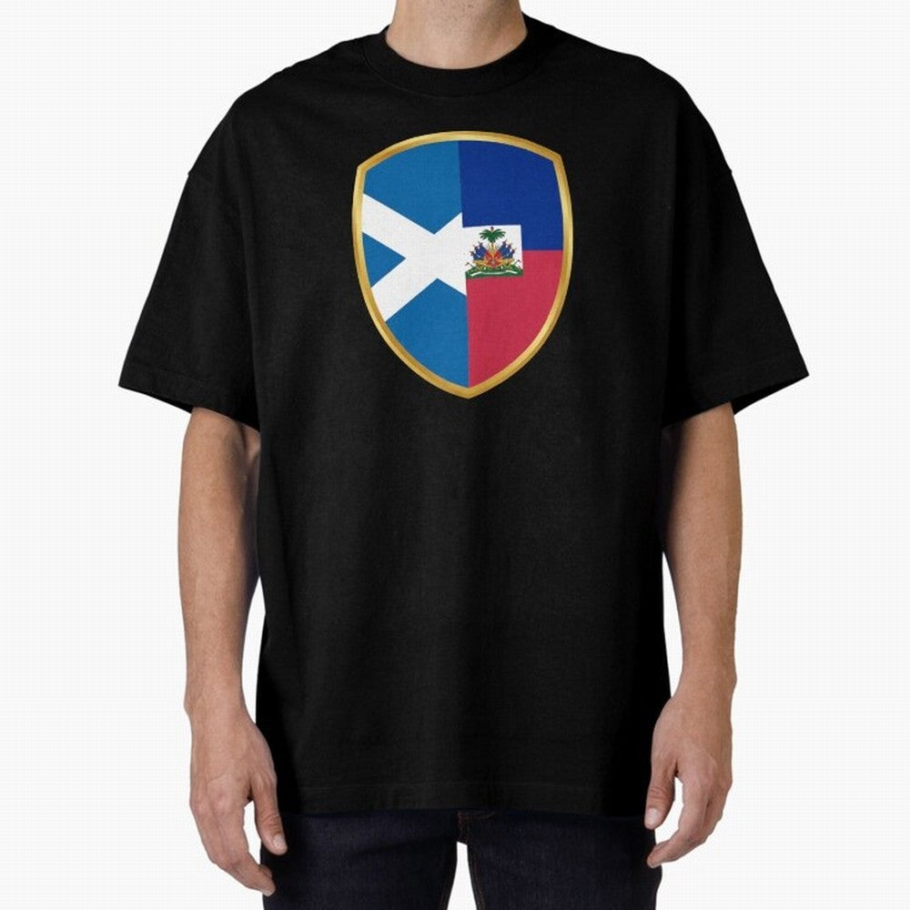 Copy of FIFA World Cup -Scotland v Haiti Oversized T-Shirt Relive Global Football Passion for FIFA World Cup 2026, Celebrating CR7 and Messi, England and Germany, Tournament Hype, Historic Matchups, Family Viewing Parties and Global Sports Pride;