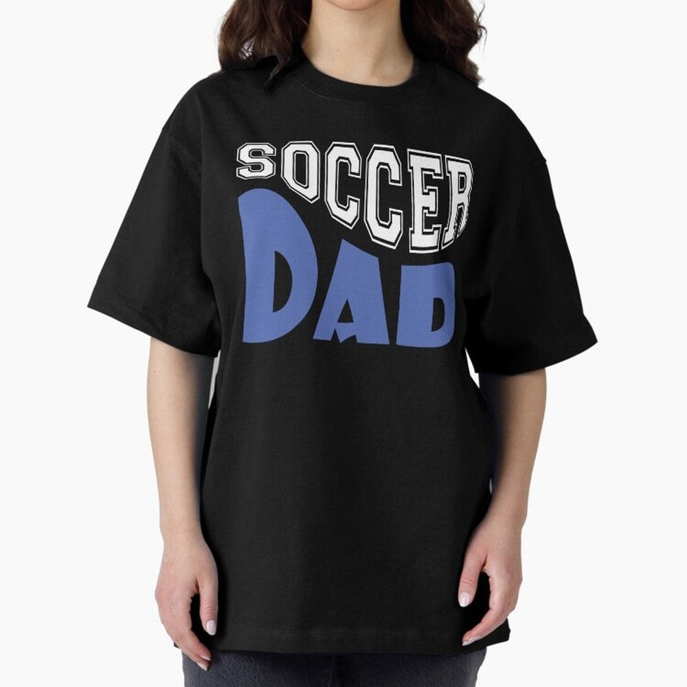 Funny Dad, Football World Cup 2026 Oversized T-Shirt Bring Retro Soccer Energy to FIFA World Cup 2026 USA Canada Mexico Spirit, Connected to Netherlands, CR7 and Messi, Championship Spirit, Famous Goals, Roaring Crowds and International Football