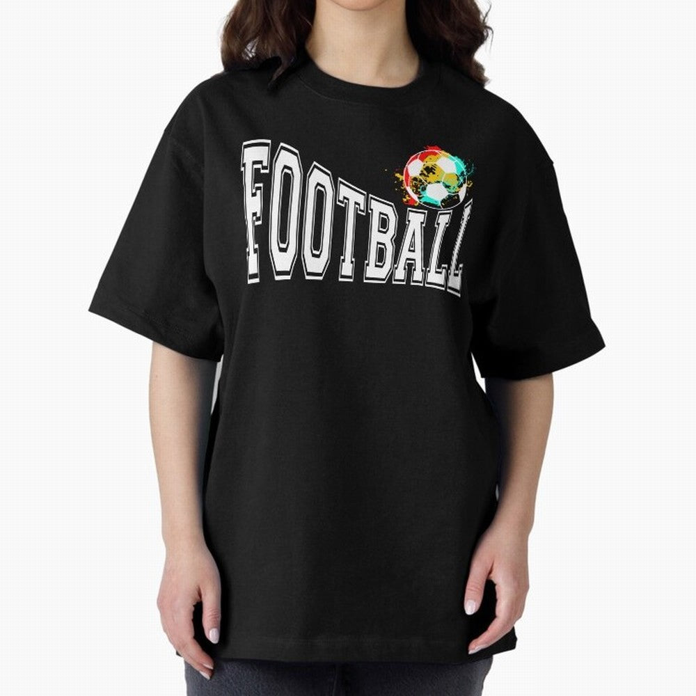 Football World Cup 2026 Oversized T-Shirt Enjoy the Biggest Football Party of FIFA World Cup 2026 Spirit, Featuring France, Messi, Neymar and Mbappe, Worldwide Fan Energy, Dramatic Goals, Stadium Lights and Championship Celebrations; Ideal for Fans