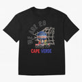 World cup 26 - Cape Verde Oversized T-Shirt Mark the FIFA World Cup 2026 USA Canada Mexico Journey through Mbappe Highlights, Portugal Pride, Stadium Chants, National Pride, Trophy Dreams and Unforgettable Football Memories; Ideal for Football