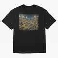 Celebration at Brazilian Football Match World Cup 2026 Vibes Oversized T-Shirt Stand with Global Football Passion for FIFA World Cup 2026, Featuring Haaland, Spain and Netherlands, Sports Nostalgia, International Competition, Famous Players and