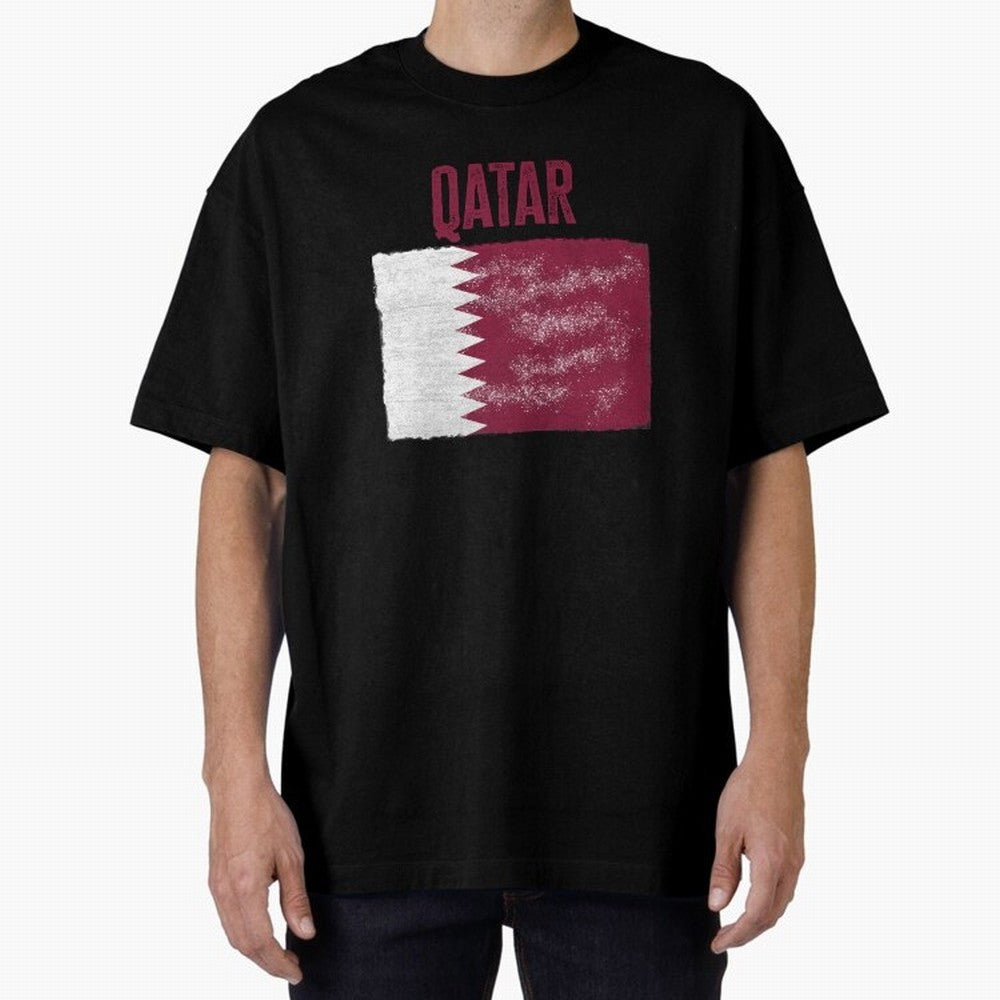 Qatar Oversized T-Shirt Bring Global Tournament Vibes to FIFA World Cup 2026 USA Canada Mexico Built around Cristiano Ronaldo, Haaland and CR7, Portugal, Spain and Germany Energy, Football Passion, Legendary Performances, Festival Vibes and