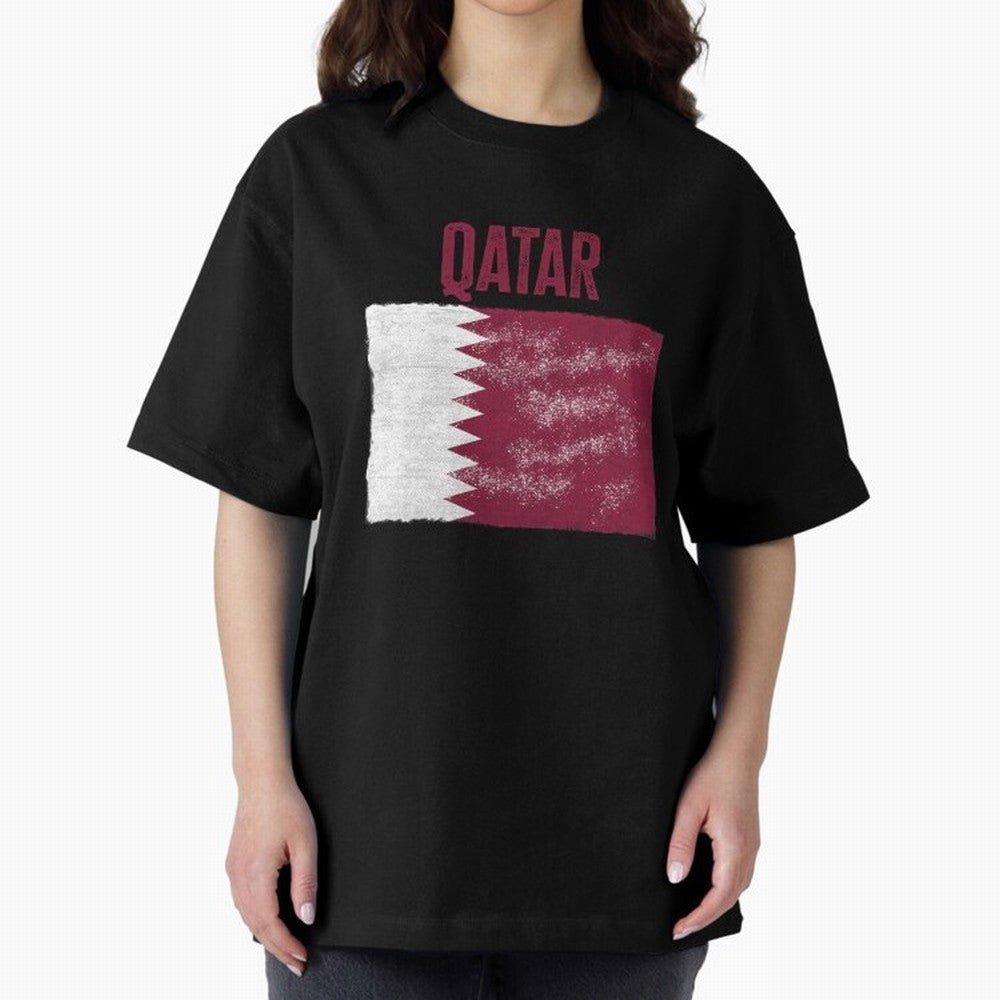 Qatar Oversized T-Shirt Bring Global Tournament Vibes to FIFA World Cup 2026 USA Canada Mexico Built around Cristiano Ronaldo, Haaland and CR7, Portugal, Spain and Germany Energy, Football Passion, Legendary Performances, Festival Vibes and