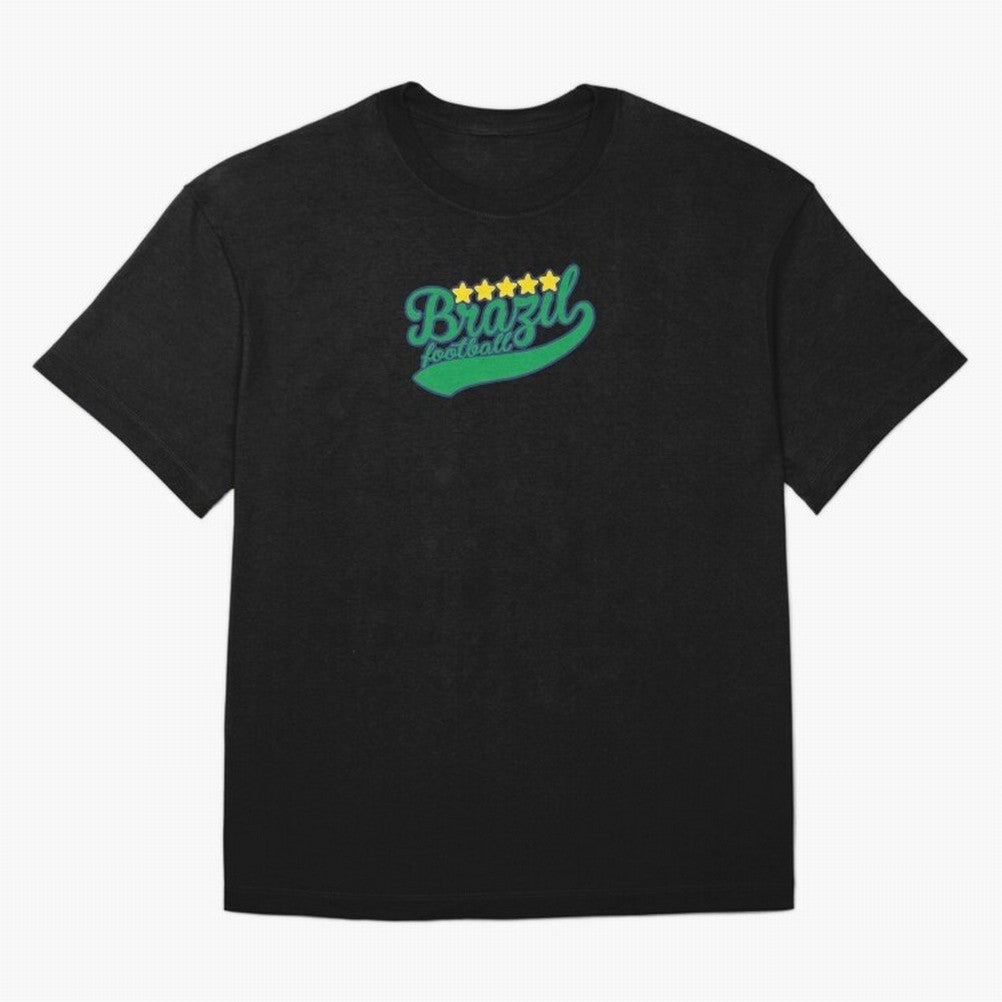Brazil Soccer Football World Cup Vintage Oversized T-Shirt Turn Every Weekend Toward FIFA World Cup 2026 Spirit, Capturing France and Portugal, Haaland, Soccer Culture, Superstar Moments, National Team Dreams and Competitive Fire; Made for Die Hard