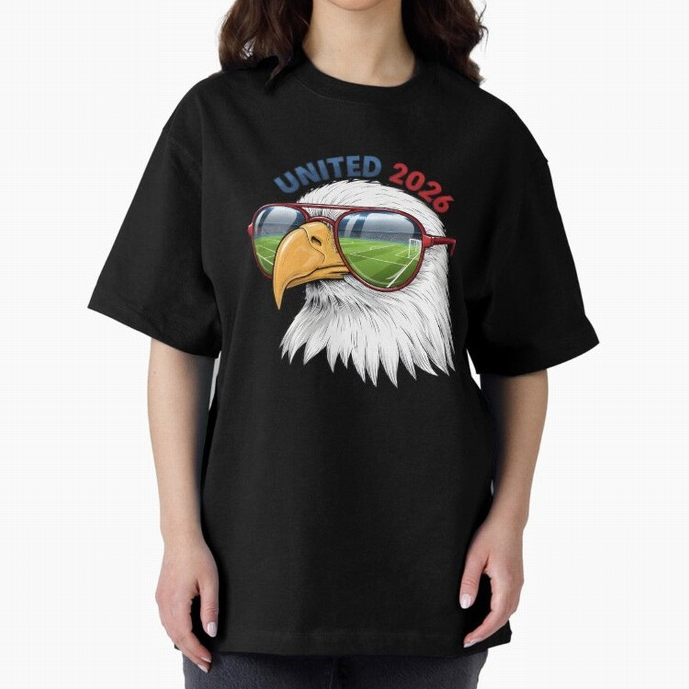 USA - World Cup 2026 Oversized T-Shirt Represent Fans Who Live for FIFA World Cup 2026 Group Stage Spirit, Filled with England, France and Netherlands, Cristiano Ronaldo, Tournament Hype, Historic Matchups, Family Viewing Parties and Global Sports