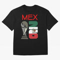 Mexico 2026 Soccer World Cup Trophy Mexican Flag Design Oversized T-Shirt Celebrate Unforgettable Nights in Match Day Hype around FIFA World Cup 2026 Group Stage, Haaland, Spain, Global Supporter Spirit, Legendary Goals, National Colors and