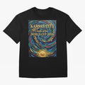 Kansas City Home of the World Cup 2026 Soccer Fan ¡ª Moody Jewel Art Print Oversized T-Shirt Stand with Match Day Hype around FIFA World Cup 2026 Group Stage, CR7 and Messi, Argentina and Brazil, Global Supporter Spirit, Legendary Goals, National