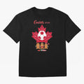 Canada 2026 Oversized T-Shirt Back the Journey through FIFA World Cup 2026 Group Stage with Neymar, Haaland and Cristiano Ronaldo, Brazil Energy, Worldwide Fan Energy, Dramatic Goals, Stadium Lights and Championship Celebrations; Built for
