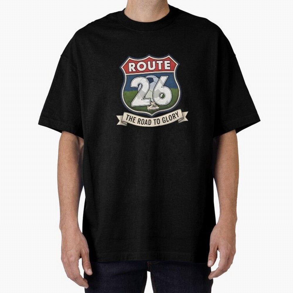 USA - World Cup 2026 Oversized T-Shirt Show Up for the Glory of the FIFA World Cup 2026 Group Stage Journey through Cristiano Ronaldo, Haaland and CR7 Highlights, Brazil Pride, Classic Soccer Heritage, Championship Pressure, Fan Loyalty and