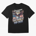 Proud To Support USA FIFA World Cup 2026 American Soccer Fan Patriotic Design Oversized T-Shirt Honor the Beautiful Game during the FIFA World Cup 2026 USA Canada Mexico Journey through Haaland and Mbappe Highlights, Spain Pride, Global Supporter