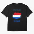 NETHERLANDS WORLD CUP 2026 Oversized T-Shirt Bring Stadium Energy to Global Football Passion for FIFA World Cup 2026 USA Canada Mexico, Highlighting Messi, Neymar and Mbappe, Spain and Netherlands, Match Day Excitement, Supporter Culture, Golden